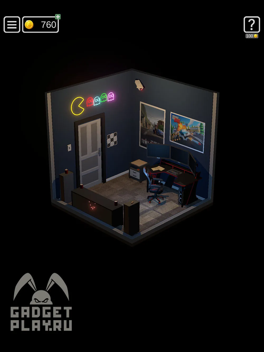 50 Tiny Room Escape уровень 15 «Развлечение»