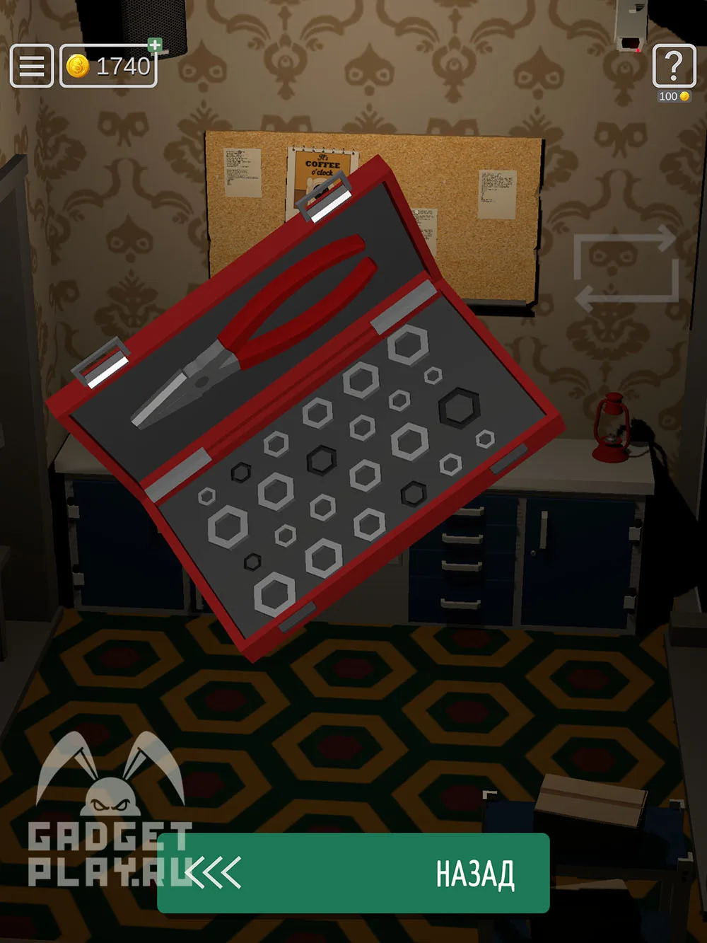 50 Tiny Room Escape уровень 40 «Ориентация»